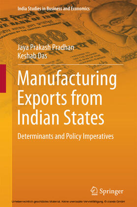 Pradhan / Das | Manufacturing Exports from Indian States | E-Book | sack.de