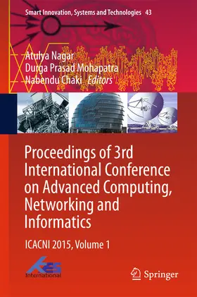 Nagar / Mohapatra / Chaki | Proceedings of 3rd International Conference on Advanced Computing, Networking and Informatics | E-Book | sack.de