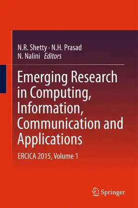 Shetty / Prasad / Nalini |  Emerging Research in Computing, Information, Communication and Applications | Buch |  Sack Fachmedien