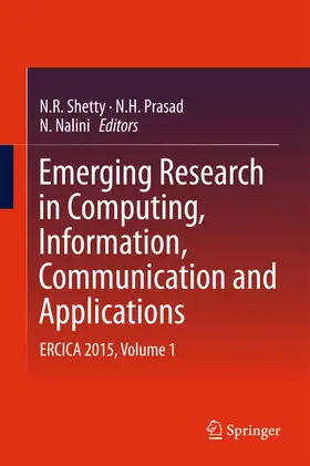Shetty / Prasad / Nalini |  Emerging Research in Computing, Information, Communication and Applications | eBook | Sack Fachmedien