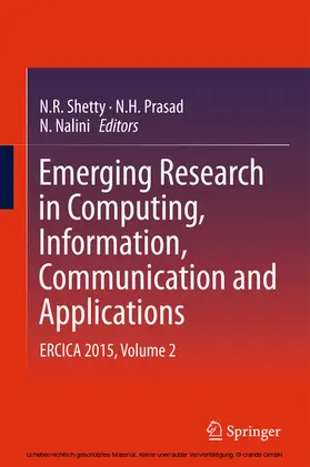 Shetty / Prasad / Nalini |  Emerging Research in Computing, Information, Communication and Applications | eBook | Sack Fachmedien