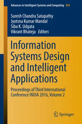 Satapathy / Mandal / Udgata | Information Systems Design and Intelligent Applications | E-Book | sack.de