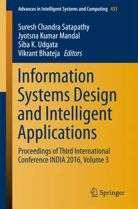 Satapathy / Mandal / Udgata | Information Systems Design and Intelligent Applications | E-Book | sack.de