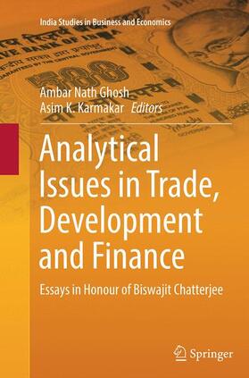 Karmakar / Ghosh | Analytical Issues in Trade, Development and Finance | Buch | 978-81-322-2924-7 | sack.de