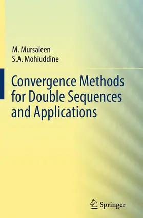 Mursaleen / Mohiuddine | Convergence Methods for Double Sequences and Applications | Buch | 978-81-322-2925-4 | www.sack.de