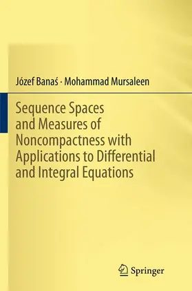 Mursaleen / Banas / Banas |  Sequence Spaces and Measures of Noncompactness with Applications to Differential and Integral Equations | Buch |  Sack Fachmedien