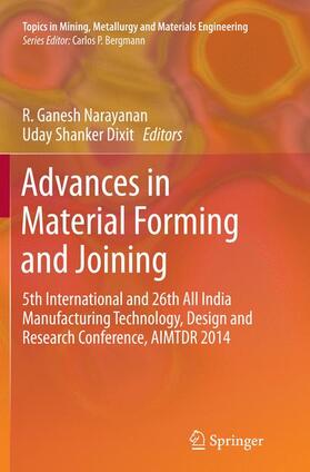 Dixit / Narayanan | Advances in Material Forming and Joining | Buch | sack.de