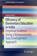 Ghose |  Efficiency of Elementary Education in India | Buch |  Sack Fachmedien