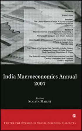 Marjit |  India Macroeconomics Annual 2007 | Buch |  Sack Fachmedien