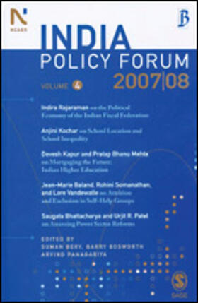Bery / Bosworth / Panagariya | India Policy Forum 2007-08 | Buch | 978-81-7829-910-5 | sack.de