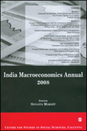 Marjit |  India Macroeconomics Annual 2008 | Buch |  Sack Fachmedien