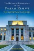 Bordo |  The Historical Performance of the Federal Reserve | Buch |  Sack Fachmedien