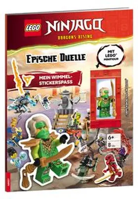  LEGO® NINJAGO® - Epische Duelle - Mein Wimmel-Stickerspaß | Buch |  Sack Fachmedien