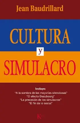 Baudrillard |  Cultura y simulacro | eBook | Sack Fachmedien