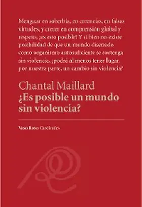Maillard |  ¿Es posible un mundo sin violencia? | eBook | Sack Fachmedien