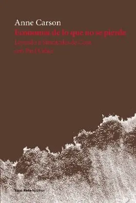Carson |  Economía de lo que no se pierde | eBook | Sack Fachmedien