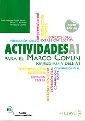Andión / Gil Bürmann / Gómez |  Actividades para el Marco Común A1 (nueva edición), mit Audio-Download + Lösungsteil | Buch |  Sack Fachmedien