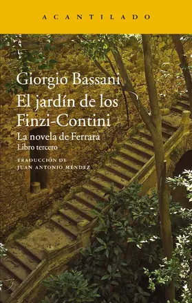 Bassani |  El jardín de los Finzi-Contini | eBook | Sack Fachmedien