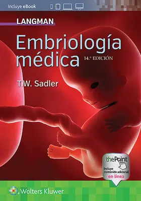 Sadler |  LANGMAN EMBRIOLOGIA MEDICA 14E CB | Buch |  Sack Fachmedien