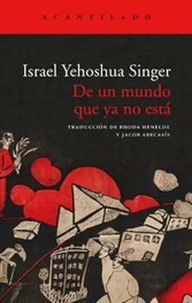 Singer |  De un mundo que ya no está | eBook | Sack Fachmedien