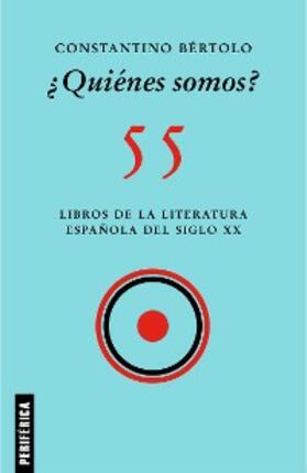 Bértolo |  ¿Quiénes somos? | eBook | Sack Fachmedien