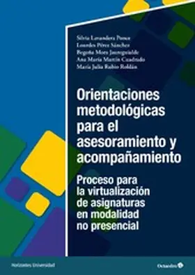 Lavandera Ponce / Pérez Sánchez / Mora Jaureguialde |  Orientaciones metodológicas para el asesoramiento y acompañamiento | eBook | Sack Fachmedien