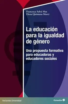 Salvà Mut / Quintana Murci |  La educación para la igualdad de género | eBook | Sack Fachmedien