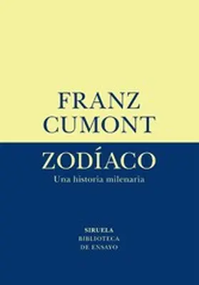 Cumont |  Zodíaco | eBook | Sack Fachmedien
