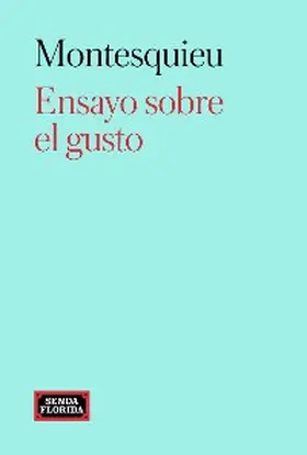 Montesquieu |  Ensayo sobre el gusto | eBook | Sack Fachmedien