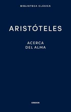 Aristóteles |  Acerca del alma | eBook | Sack Fachmedien