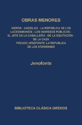 Jenofonte |  Obras menores. La república de los Atenienses. | eBook | Sack Fachmedien