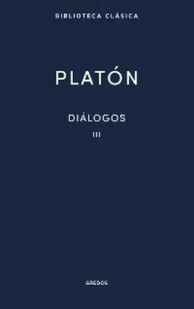 Platón |  Diálogos III | eBook | Sack Fachmedien