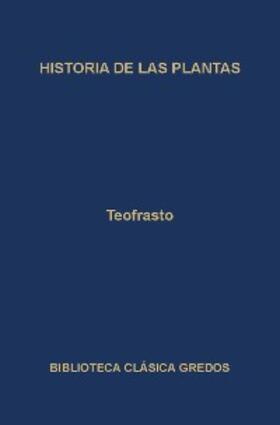 Teofrasto |  Historia de las plantas | eBook | Sack Fachmedien