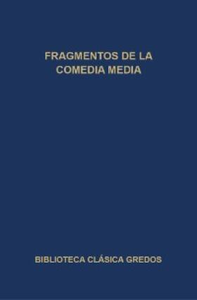  Fragmentos de la comedia media | eBook | Sack Fachmedien