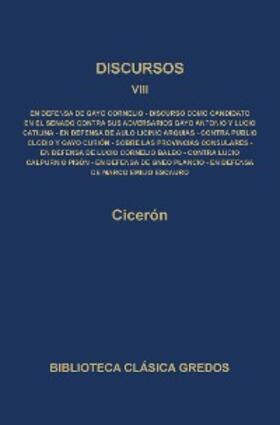 Cicerón |  Discursos VIII | eBook | Sack Fachmedien