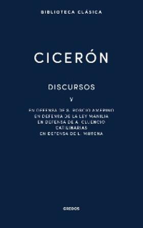 Cicerón |  Discursos V | eBook | Sack Fachmedien
