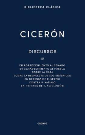 Cicerón |  Discursos IV | eBook | Sack Fachmedien