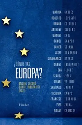 Seguró / Innerarity |  ¿Dónde vas, Europa? | eBook | Sack Fachmedien