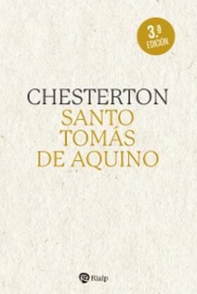  Santo Tomás de Aquino | eBook | Sack Fachmedien