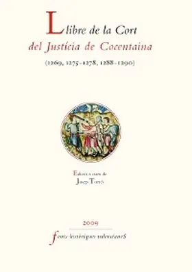 Torró |  Llibre de la Cort del Justícia de Cocentaina (1269-1290) | eBook | Sack Fachmedien