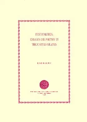 Hamilton |  Textualities: Essays on Poetry in the United States | eBook | Sack Fachmedien