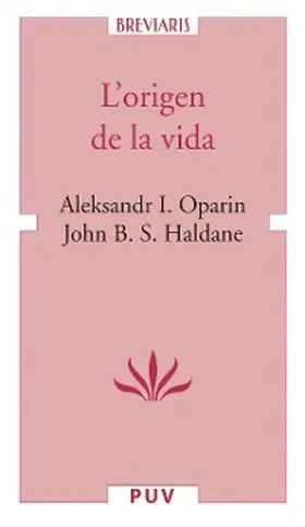 Oparin |  L'origen de la vida | eBook | Sack Fachmedien