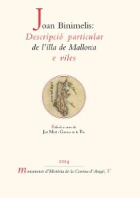 Binimelis |  Joan Binimelis: Descripció particular de l'illa de Mallorca e viles | eBook | Sack Fachmedien