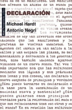 Hardt / Negri |  Declaración | eBook | Sack Fachmedien