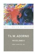 Adorno |  Miscelánea I | eBook | Sack Fachmedien
