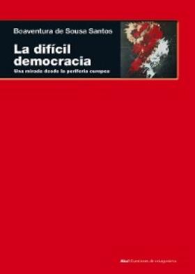 de Sousa Santos |  La difícil democracia | eBook | Sack Fachmedien