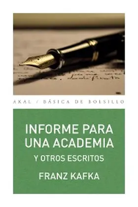 Kafka |  Informe para una academia | eBook | Sack Fachmedien