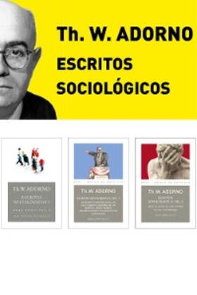 Adorno |  Pack Adorno III. Escritos Sociológicos | eBook | Sack Fachmedien