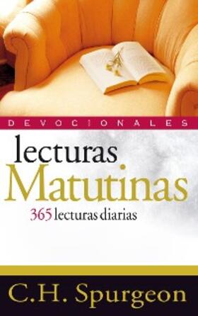 Spurgeon |  Lecturas matutinas: 365 lecturas diarias | eBook | Sack Fachmedien