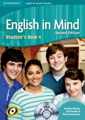 Puchta / Stranks / Lewis-Jones |  English in Mind for Spanish Speakers Level 4 Student's Book with DVD-ROM | Buch |  Sack Fachmedien